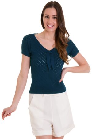 Banned Shirttop Patricia Pointelle Retro Vintage