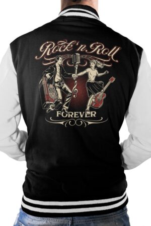 GASOLINE BANDIT® Collegejacke für Rockabilly Rock'n