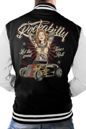 GASOLINE BANDIT® Collegejacke für Rockabilly Rock'n