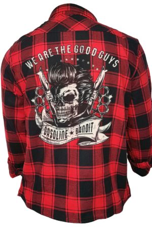 GASOLINE BANDIT® Flanellhemd Herren Worker Hemd