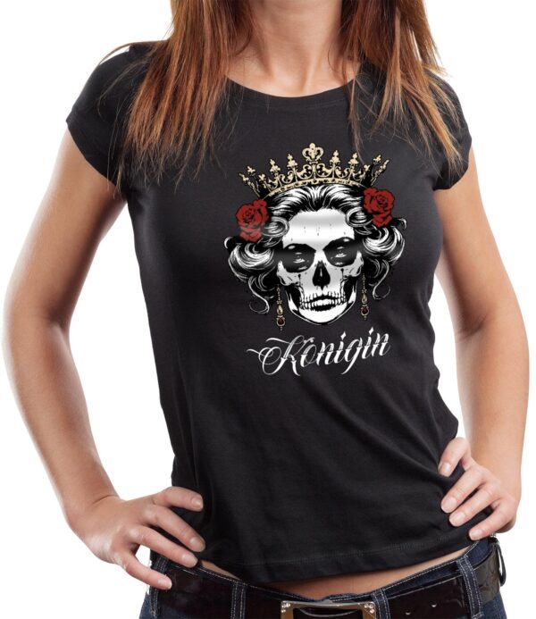 GASOLINE BANDIT® T-Shirt Damen Lady Biker