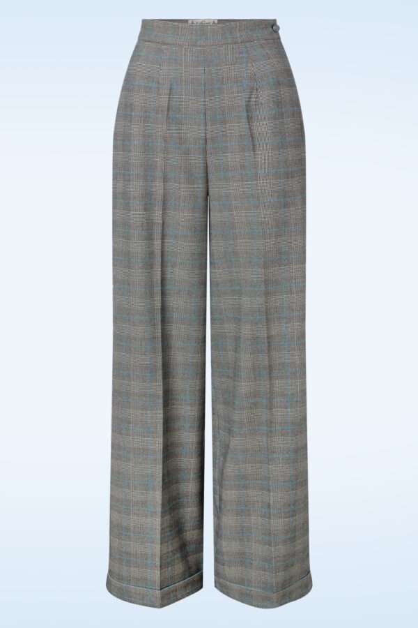 Gerilynn Prince of Wales Hose in Grau