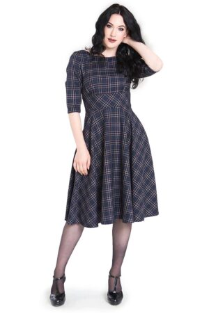 Hell Bunny A-Linien-Kleid Peebles 50s Dress