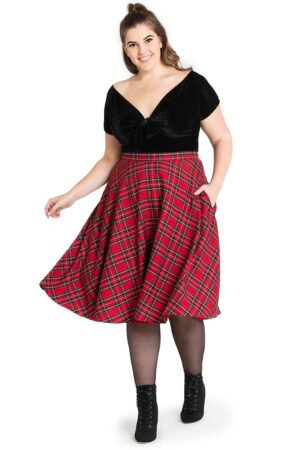 Hell Bunny A-Linien-Rock Irvine 50's Skirt
