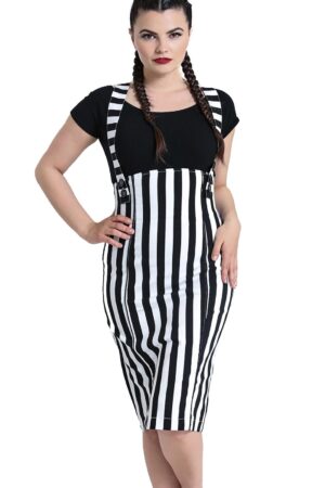 Hell Bunny Bleistiftrock Otho Pinafore Skirt