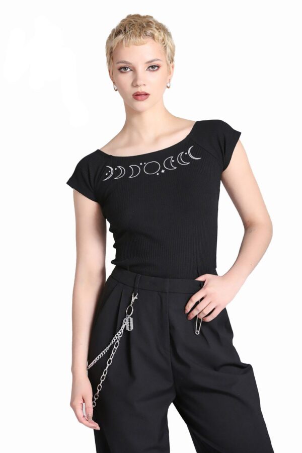 Hell Bunny Shirttop Phaze Gothic Goth