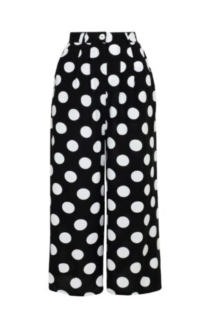 Hell Bunny Stoffhose Dolores Cropped Trousers