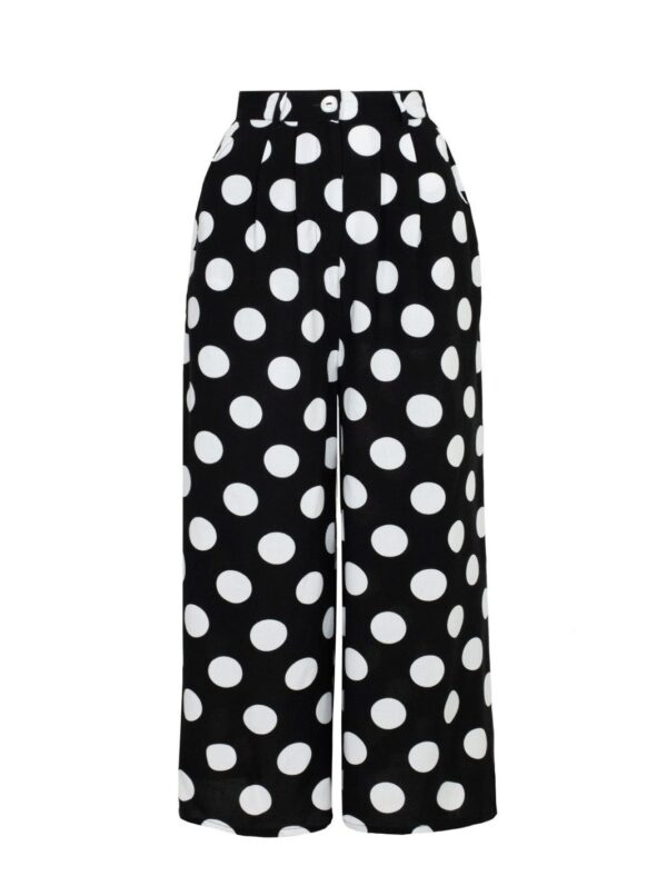 Hell Bunny Stoffhose Dolores Cropped Trousers