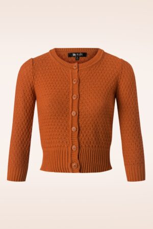 Jennie Cardigan in Stauborange