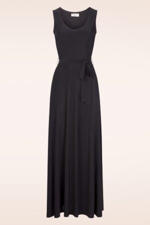 Lydia Maxikleid in Schwarz.