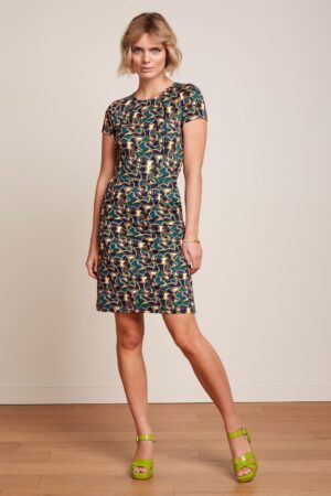 Mona Mellow Kleid in Beacon Blau