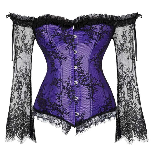 Refttenw Corsage Korsett-Oberteile für Damen mit