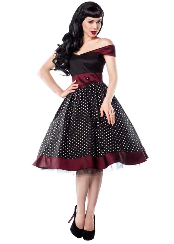 Atixo A-Linien-Kleid 50er Jahre Pin Up