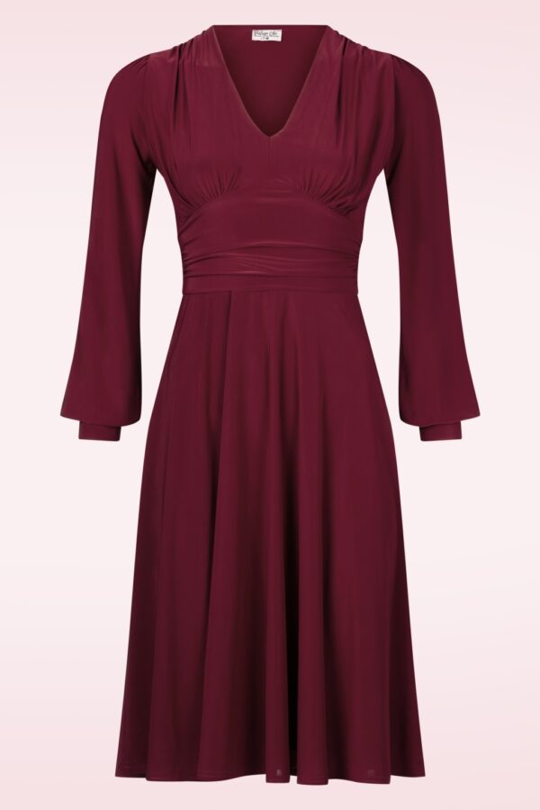 Chanti Slinky Swingkleid in Wein