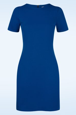 Lori A-Linie Kleid in Königsblau