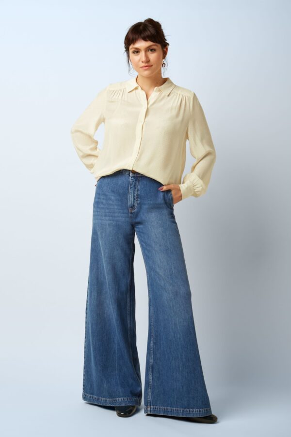 Peppa Stone Denim Hose in Blue Tint