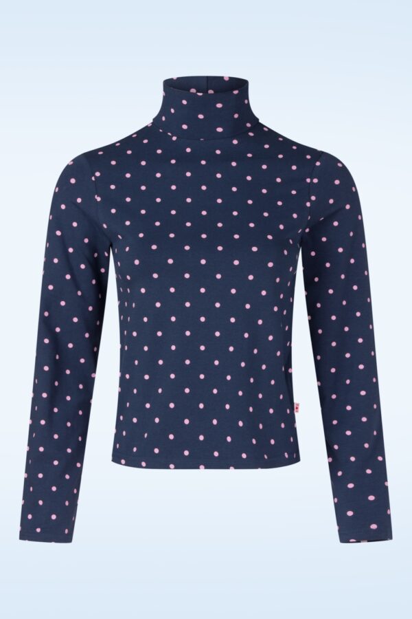 Die Ease of Release Top in traumhaft süßem Punkt Blau.