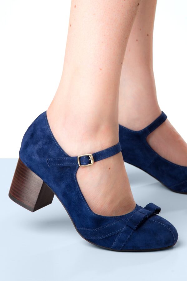 Eve Suede Whispers Pumps in Dunkelblau