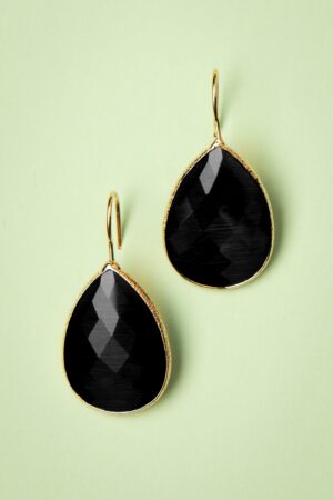 Lavina Stone Ohrstecker in Schwarz