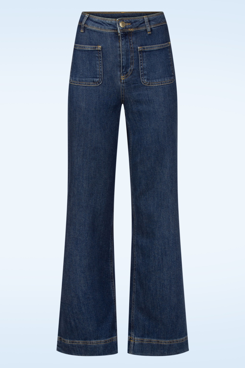 Maureen Flare Cut Jeans in Indigo Blue