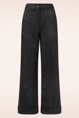 Tammy Wide Leg Trousers in Black
