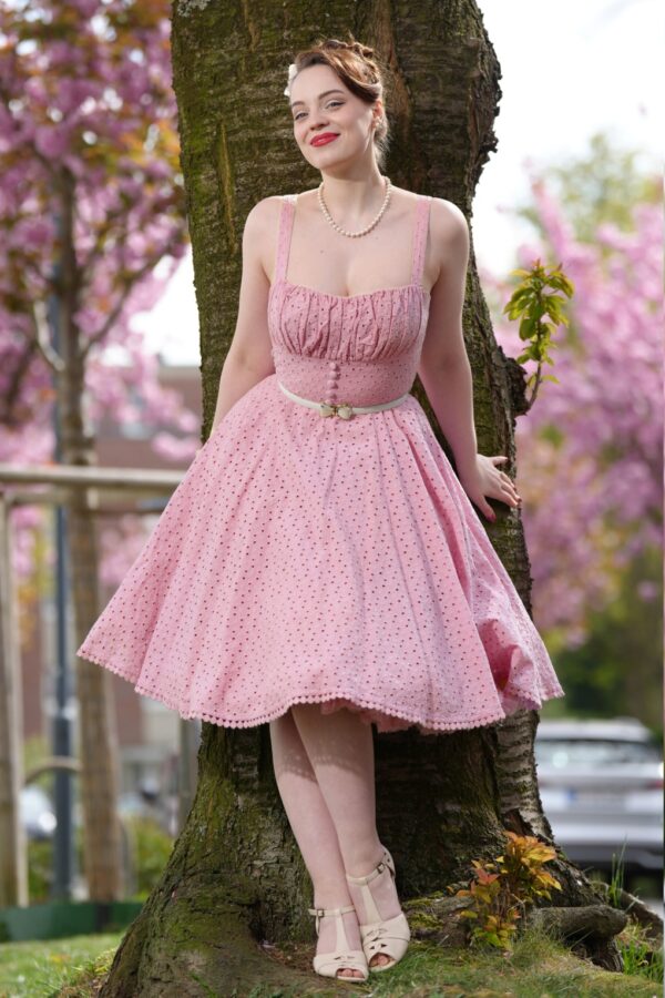 Valerie Swing Kleid in Lila Rosa