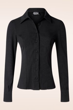 Frida Bluse in Schwarz