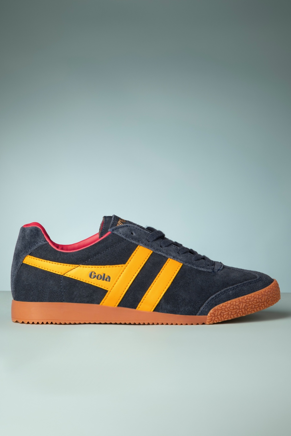 Harrier Wildleder Sneaker in Navy Sun und Rot