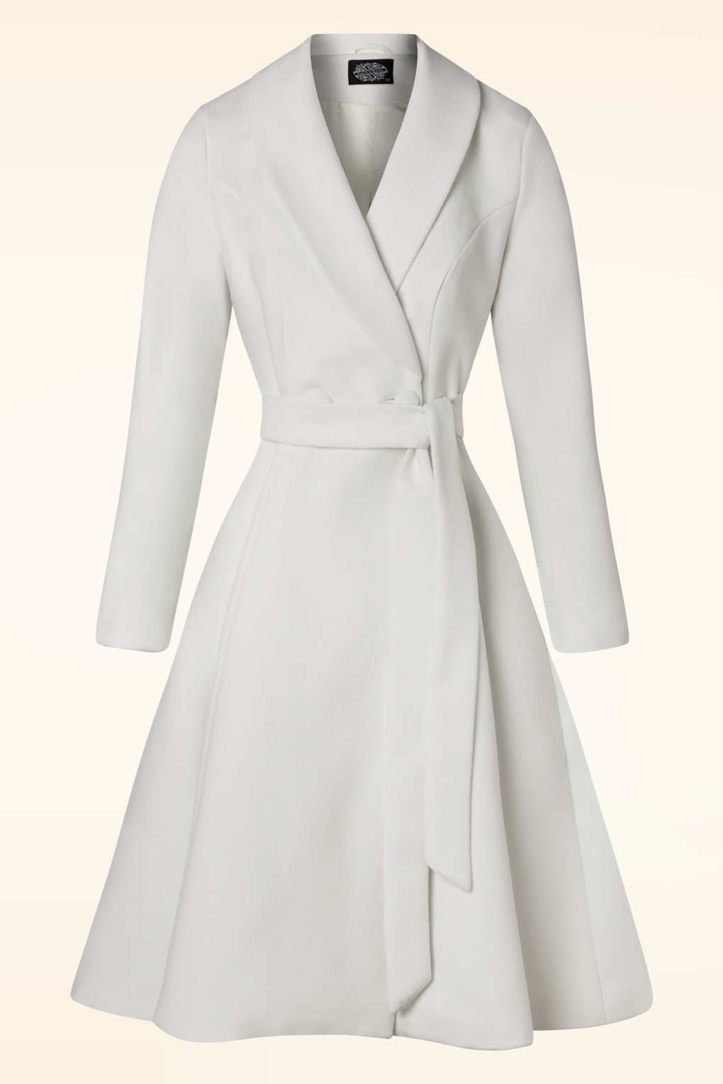 Jayda Swing Mantel in Weiß