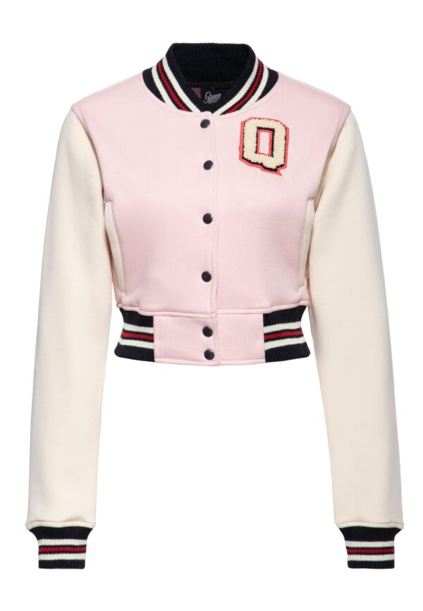 QueenKerosin Collegejacke Purr Purr (1-St) mit