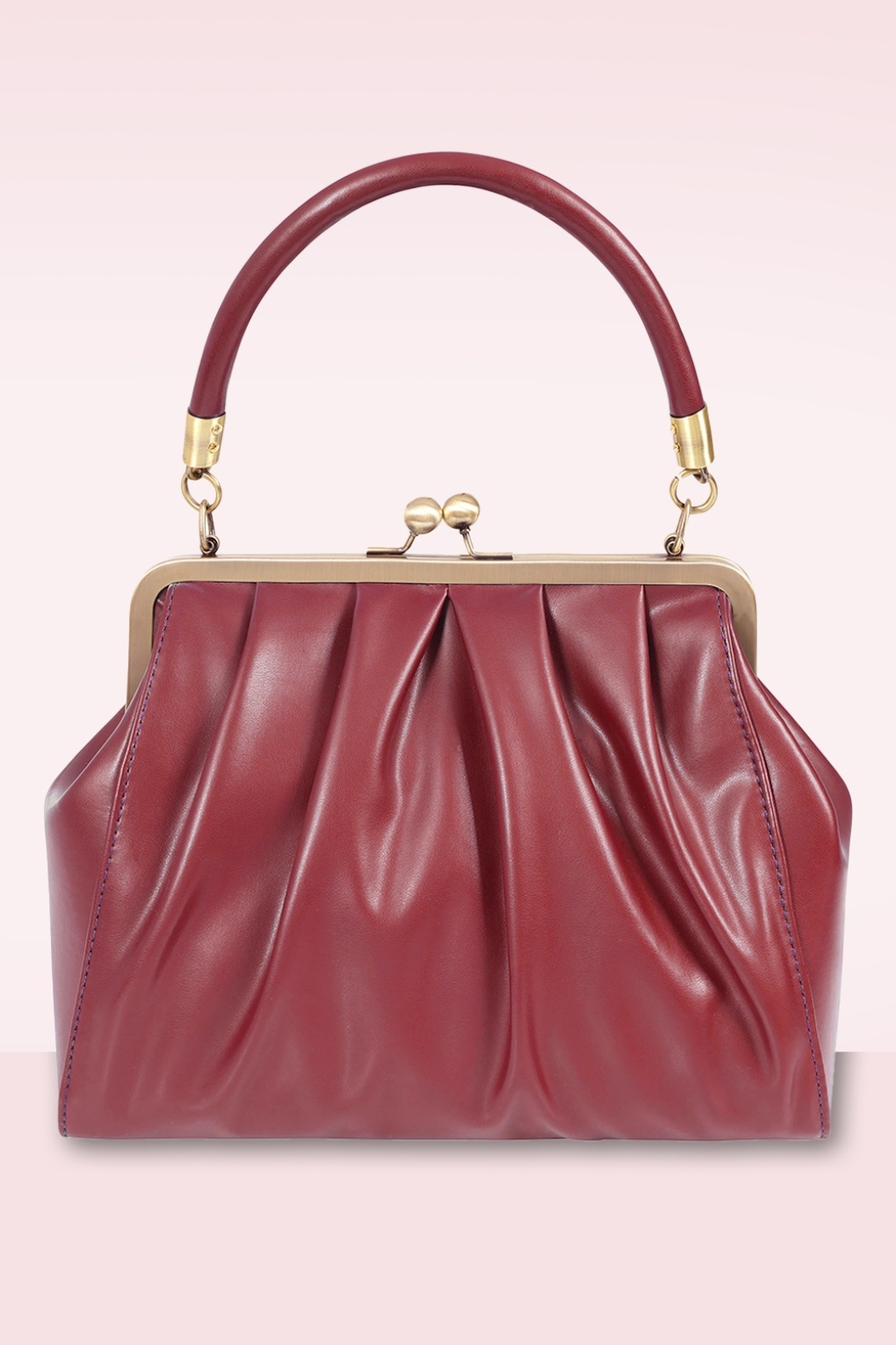 Scarlett Bügeltasche in Tiefrot