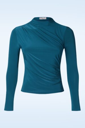 Vive Slinky Shirt in Tealblau