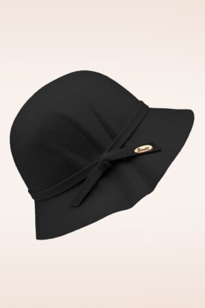 Judy Cloche Hat in Schwarz