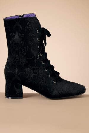 Chandelier Boots in Schwarz
