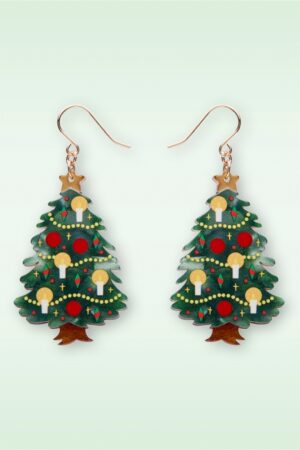 Christmas Tree Centre-Piece Ohrhänger