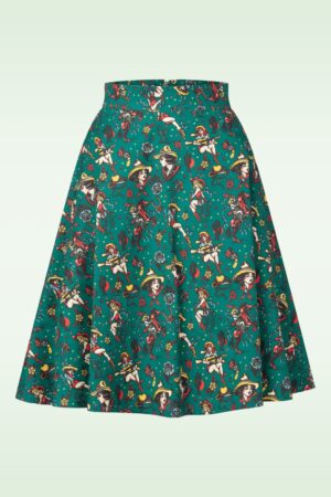 Cow Girl Swingrock in Dunkelgrün