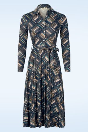 Dawn Blusenkleid in Blau