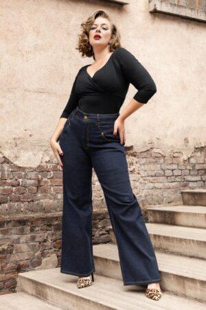 Exklusiv bei Topvintage ~ Ballet Oberteil in Schwarz