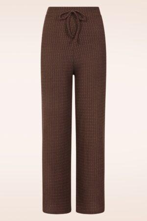 Exklusiv bei Topvintage ~ Josie Hose in Schokoladenbraun