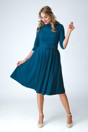 Exklusiv bei Topvintage ~ Sandra Swingkleid in Blau