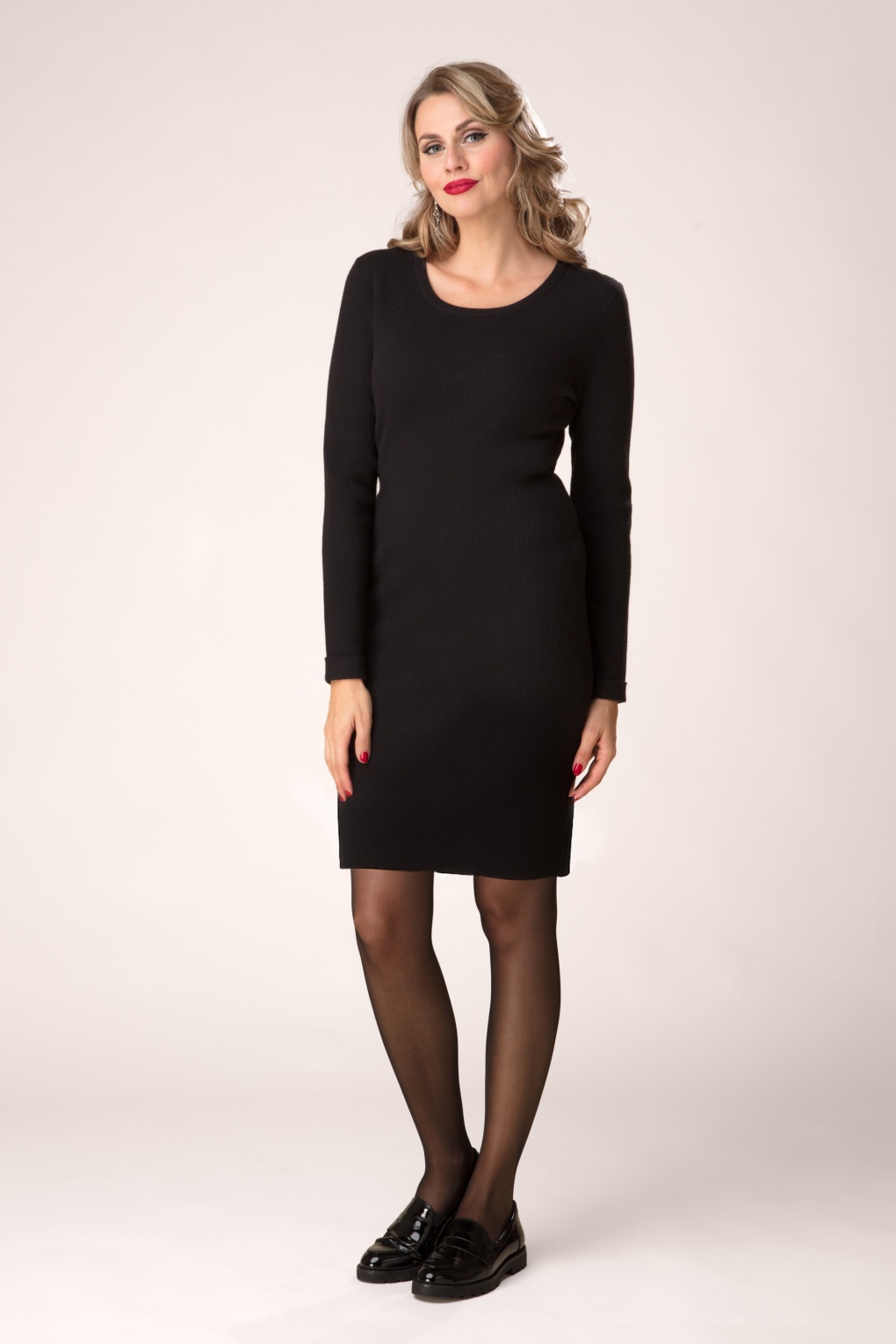 Exklusiv bei Topvintage ~ Tilly Strickkleid in Schwarz