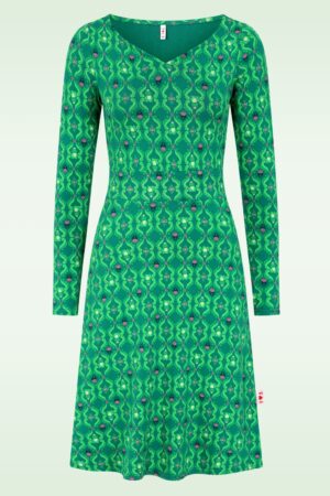 Froggy Queen Jerseykleid in Fountain-Dreams-Grün