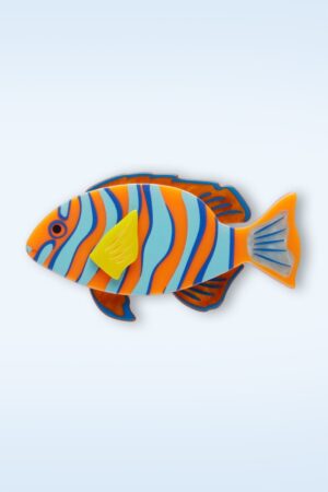 Harlequin Tuskfish Brosche