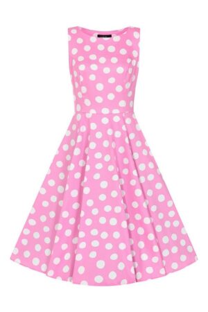 Hearts & Roses London A-Linien-Kleid Lyra Polka Dot Vintage Retro Gepunktet