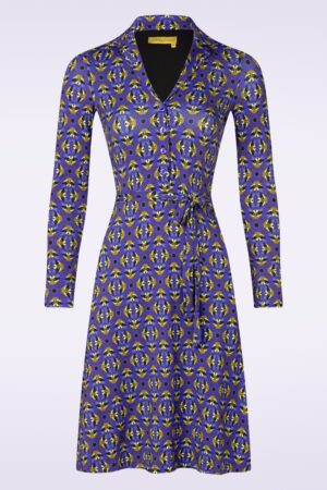 Marly Raccoon Polokleid in Saphirblau