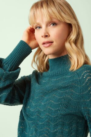 Michelle Gisell Oberteil in Petrol