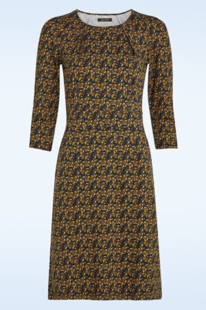 Mona Mirth Kleid in Rhodonit Blau