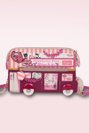 Perfectly Pink Afternoon Tea Bus Etuitasche