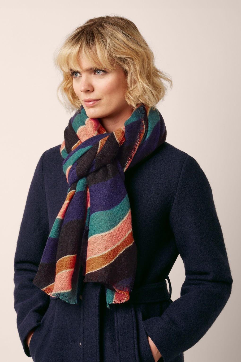 Razzle Schal in Nachtblau