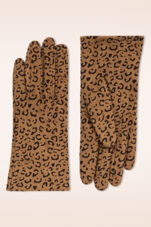 Riley Handschuhe mit Leopardenmuster